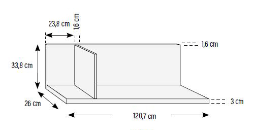 Estantes de pared para habitaciones juveniles de Muebles Orts