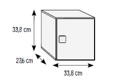 Cubos de pared para habitaciones juveniles de Muebles Orts