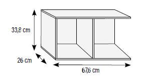 Cubos de colgar para habitaciones juveniles de Muebles Orts