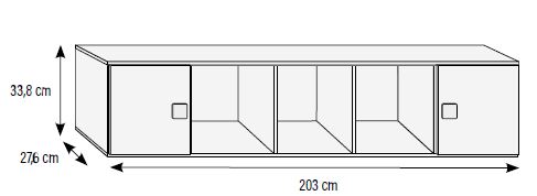 Estantes de pared para habitaciones juveniles de Muebles Orts