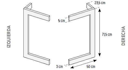 Patas de escritorio para habitaciones juveniles de Muebles Orts