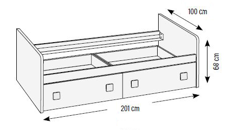 Camas nido para habitaciones juveniles de Muebles Orts