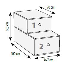 Escalera de Camas compactas para habitaciones juveniles de Muebles Orts