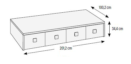 Compactos de cama para habitaciones juveniles de Muebles Orts