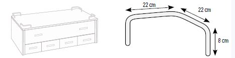 Esquinero de Camas compactas para habitaciones juveniles de Muebles Orts