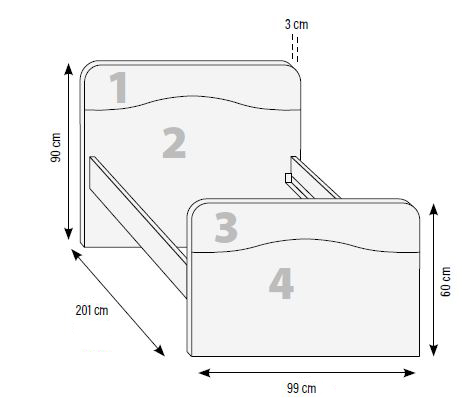 Camas para habitaciones juveniles de Muebles Orts