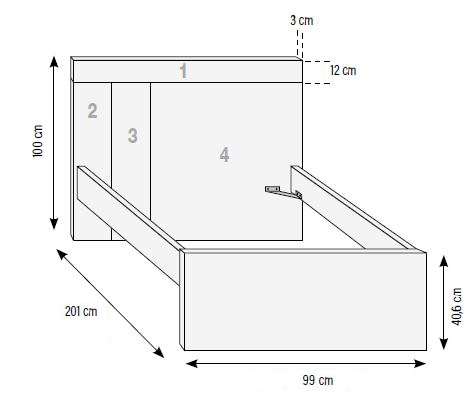 Camas para habitaciones juveniles de Muebles Orts