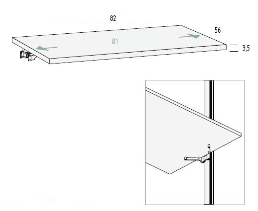 Estantes de armarios para habitaciones juveniles de Muebles Orts