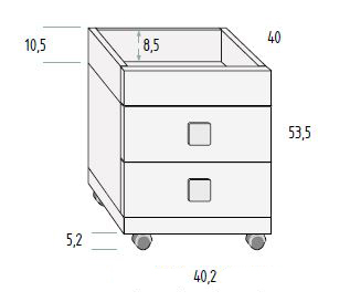 Mesitas para habitaciones juveniles de Muebles Orts