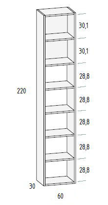 Librerías para habitaciones juveniles de Muebles Orts