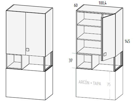 Armarios para habitaciones juveniles de Muebles Orts