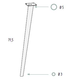 Patas de escritorio para habitaciones juveniles de Muebles Orts