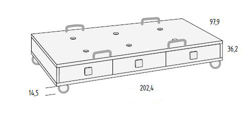 Camas compactas para habitaciones juveniles de Muebles Orts