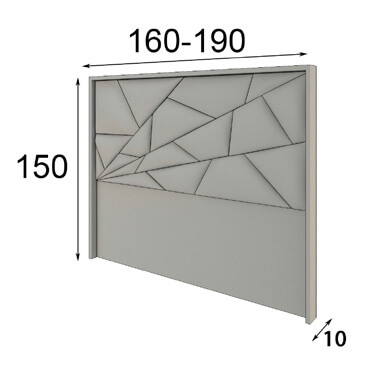 Medidas de los cabeceros de Franco Furniture