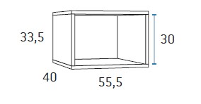 Bajo de mesa de despacho para zonas de teletrabajo de Glicerio Chaves