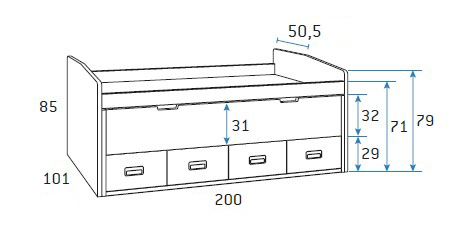 Compactos para habitaciones juveniles de Glicerio Chaves