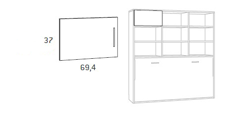 Puertas de camas abatibles para habitaciones juveniles de Glicerio Chaves