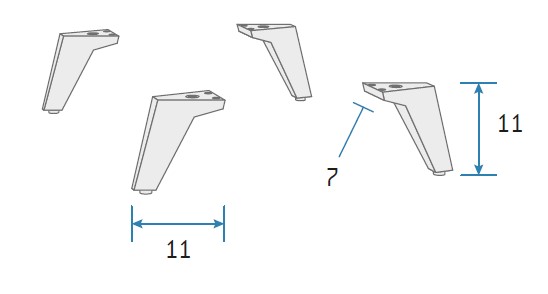 Juego de patas de cómodas para habitaciones infantiles de Glicerio Chaves