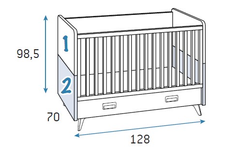 Cunas para habitaciones infantiles de Glicerio Chaves