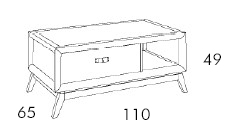 Medidas de la mesa de centro de Grupo Seys