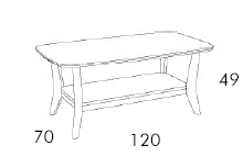 Medidas de la mesa de centro de Grupo Seys