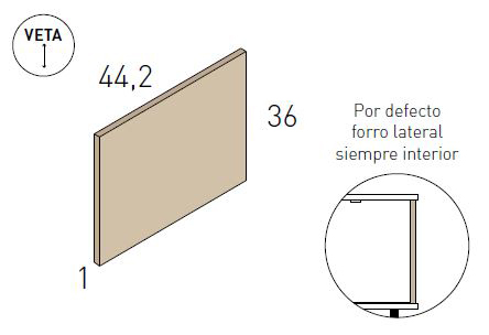 Forros de mesitas para dormitorios de Jota Jota Pe