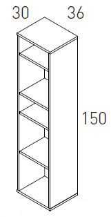 Estanterías para dormitorios de Jota Jota Pe