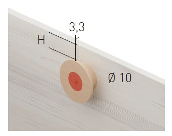 Tiradores COMBO de 10 cm de diámetro de los muebles infantiles de Jota Jota Pe