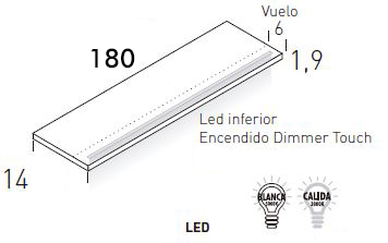 Luces LED de mesas de estudio para habitaciones juveniles de Jota Jota Pe