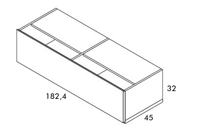 Muebles con puertas abatibles para salón de LaGrama