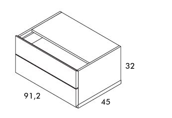 Muebles con cajón para salón de LaGrama