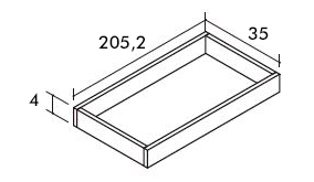 Zócalos de muebles para salón de LaGrama