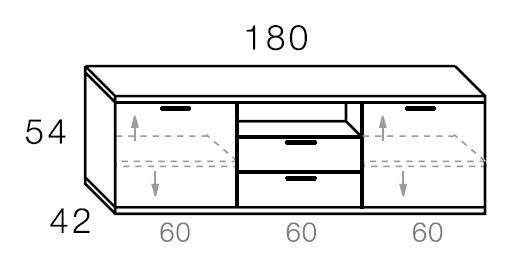 Muebles de TV para salón de Ramis