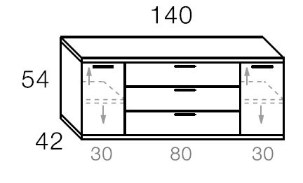 Muebles de TV para salones de Ramis