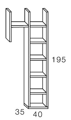 Estanterías para salón de Ramis