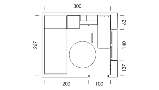 Medidas dormitorio juvenil