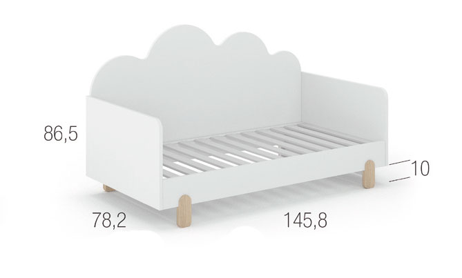 Medidas de las camas infantiles de Ros