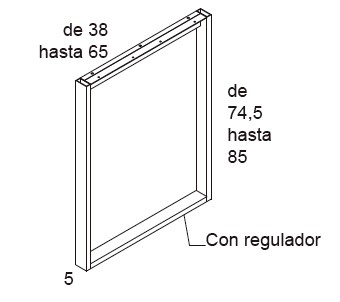 Medidas de las patas de escritorios para zona de estudio de Ros