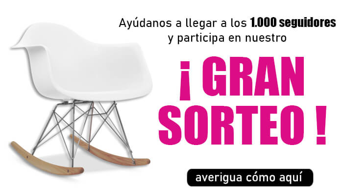 Sorteo en Instagram de un Balancin Eames al llegar a los 1.0000 seguidores